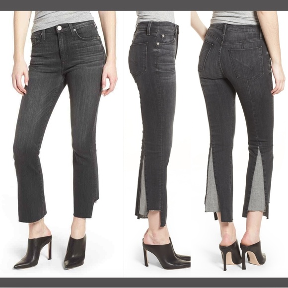 NWT $235 Hudson Jeans High Rise Holly Crop Flare Jeans Real‎ World [ SZ 31 ] - Picture 1 of 12